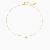 collier personnalisé mini lettre M