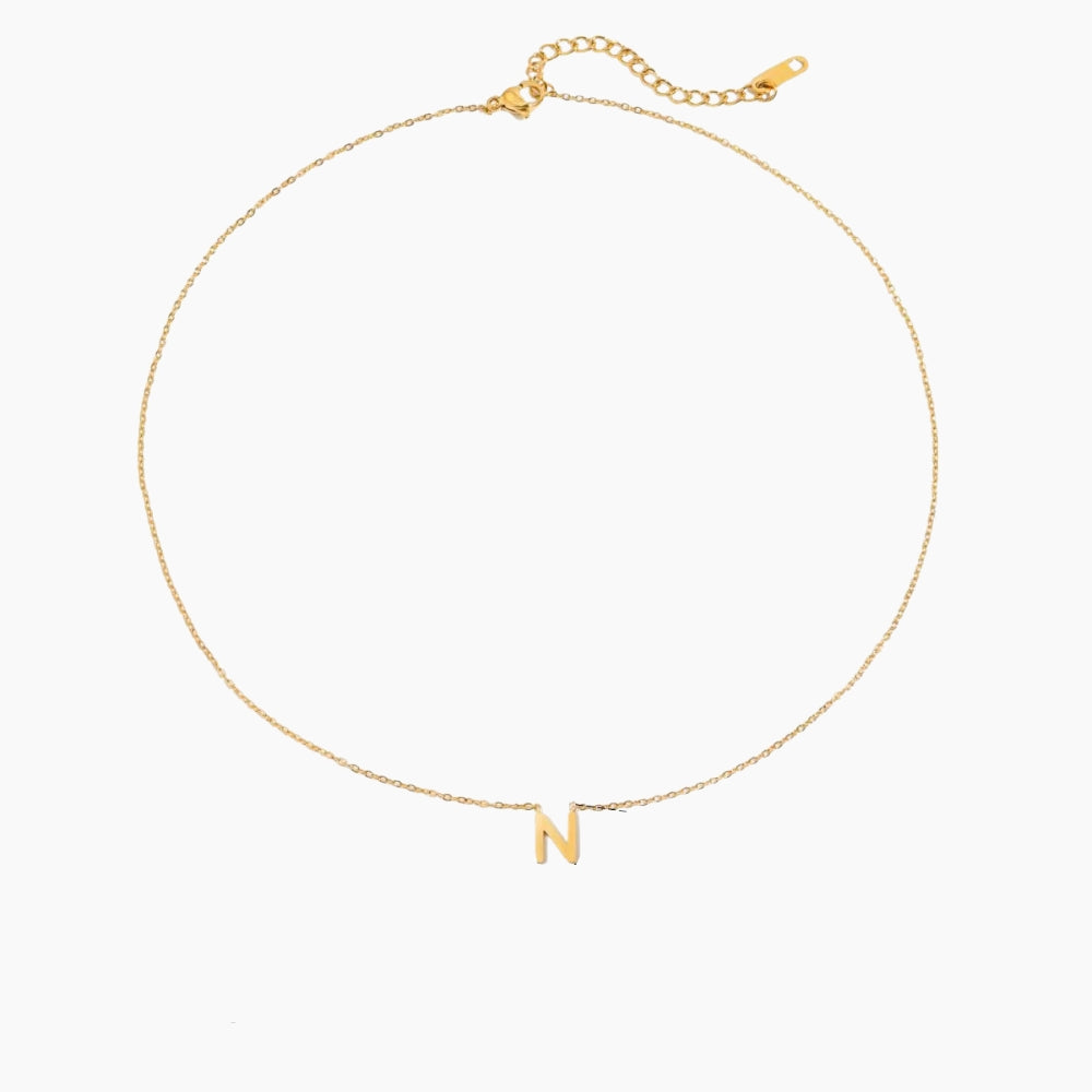 collier initiale or