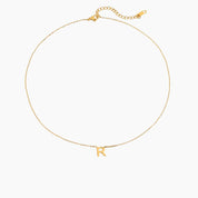 collier femme initiale