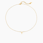 collier initiale diamant
