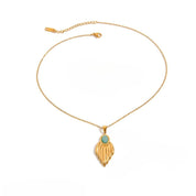 parure collier boucle d'oreille or​