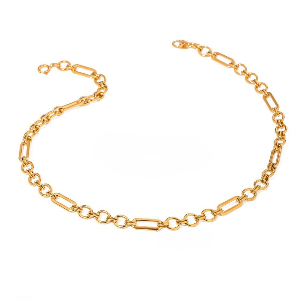 parure maille americaine or