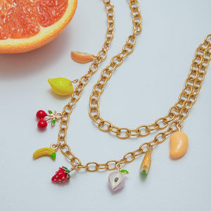 Parure fruits colorés