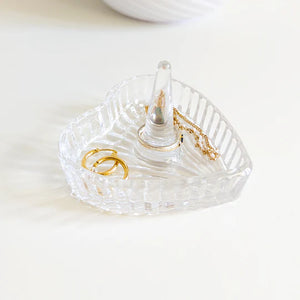 Porte bagues en verre