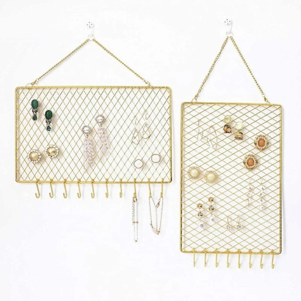 Porte bijoux mural en métal