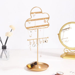 Porte boucles d'oreilles nuage